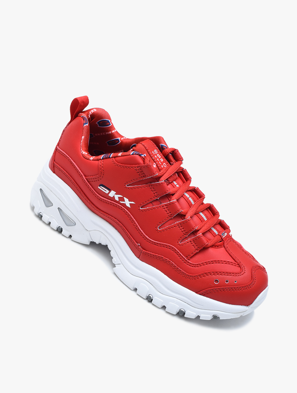 Skechers Energy - Retro Vision Womens Training Shoes - Red