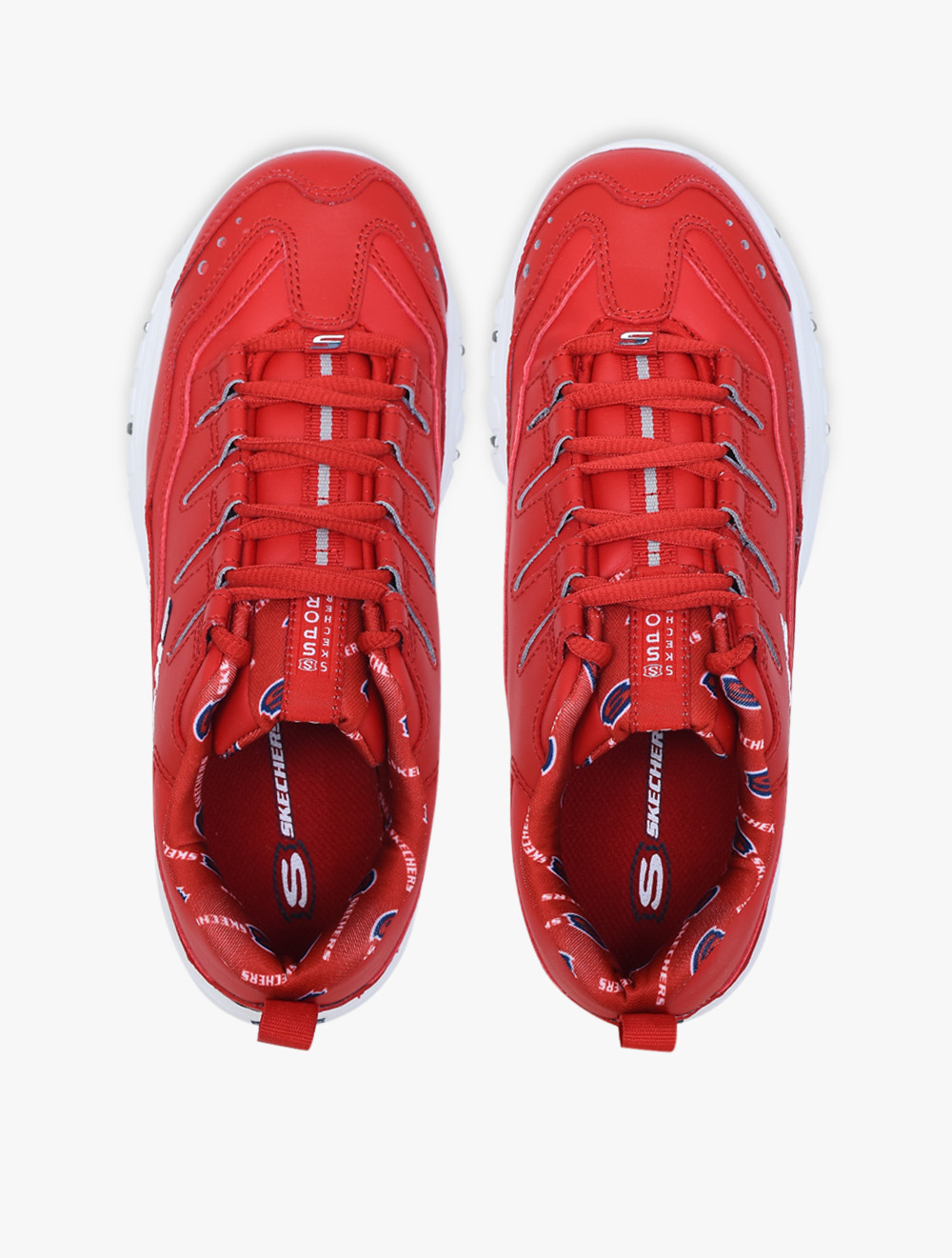 Skechers Energy - Retro Vision Womens Training Shoes - Red