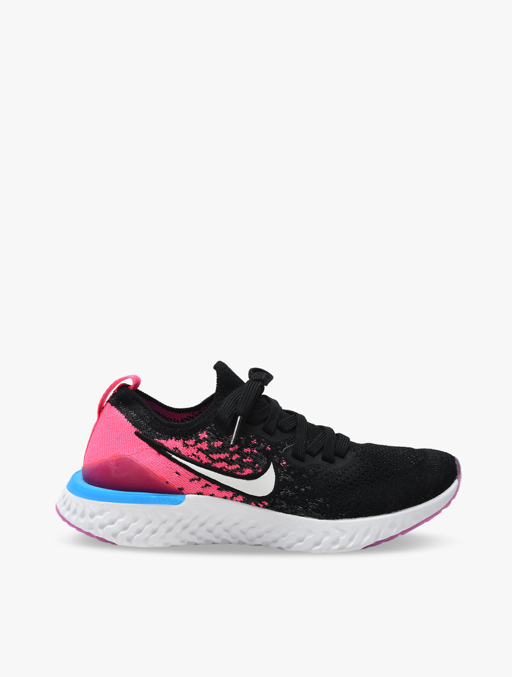 nike epic react flyknit junior black