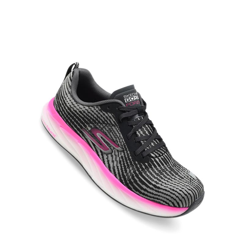Skechers GOrun Forza 4 Womens Running Shoes BLACK/HOT PINK