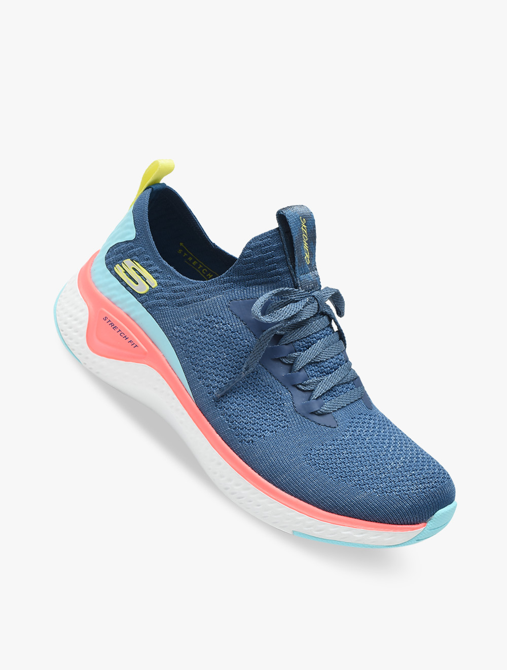 Skecher Solar Fuse Womens Training Shoes - Slate Pink
