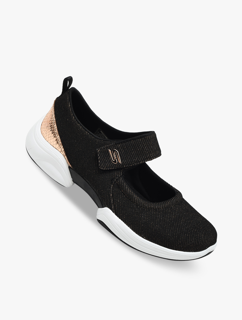 Skechers Lab - Embellished Womens Sneaker Shoes - Black/Rose Gold