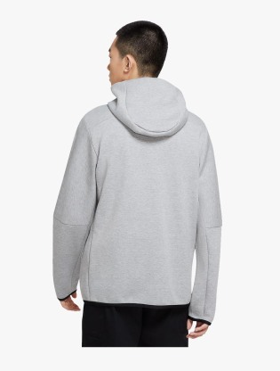 Nike Sportswear Tech Fleece Men's Full-Zip Hoodie -  DK GREY HEATHER/BLACK1