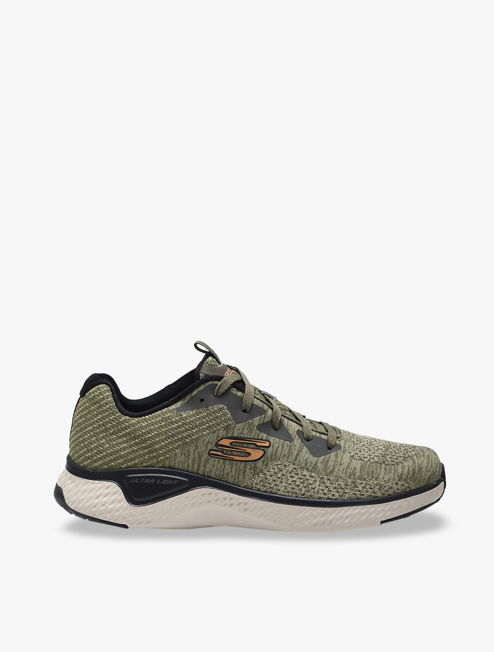 Skechers Solar Fuse - Kryzik Mens Running Shoes - Olive