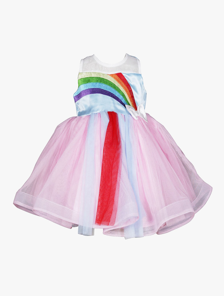 Baby Infant Party Dress Rainbow 165