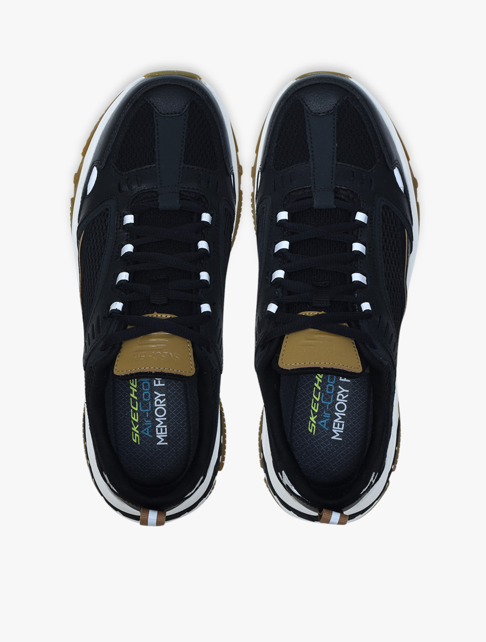 Skechers S Quad Mens Sneaker Shoes Black