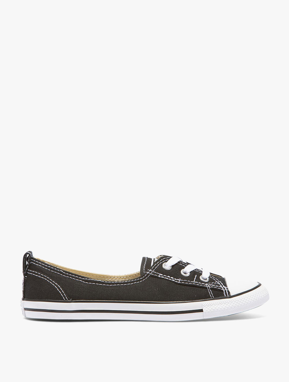 converse black leather ballet