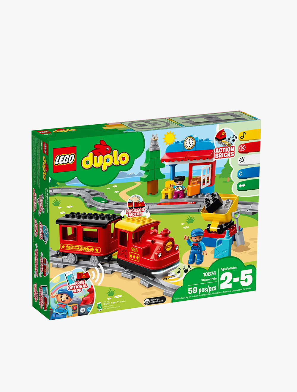 duplo train action bricks not working