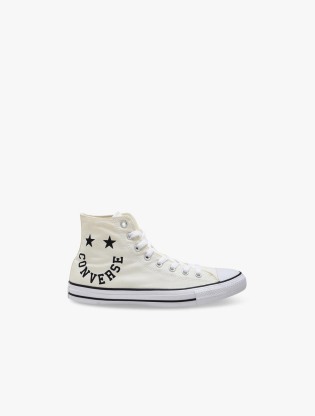 Converse Chuck Taylor All Star Hi Smile Men S Sneakers Shoes Egret Black White