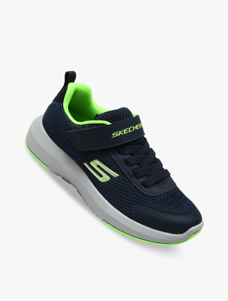 Skechers Dynamic Tread Boy S Gradeschool Sneaker Shoes Navy Lime