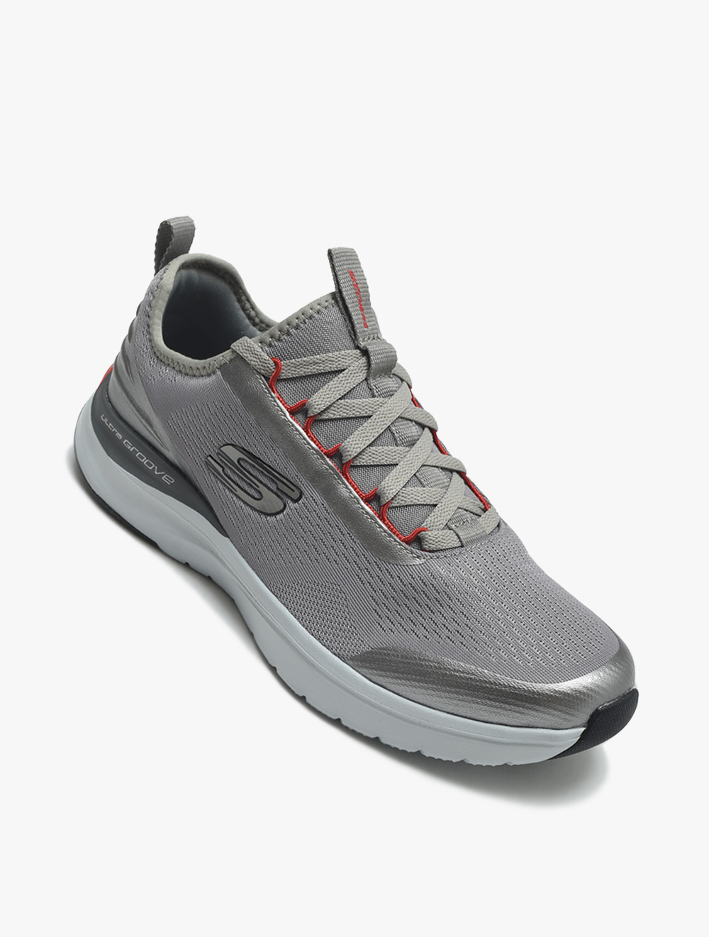 Skechers Ultra Groove Zardov Mens Sneaker Shoes Grey