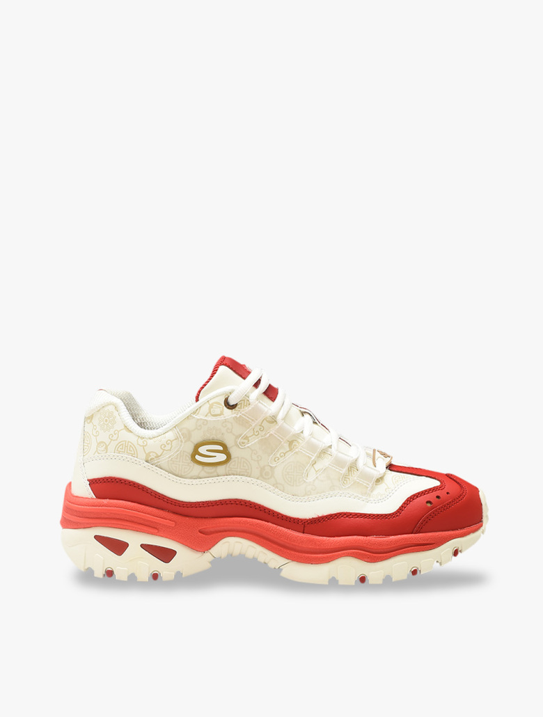 Skechers Energy Cny Men S Sneaker Shoes White Red