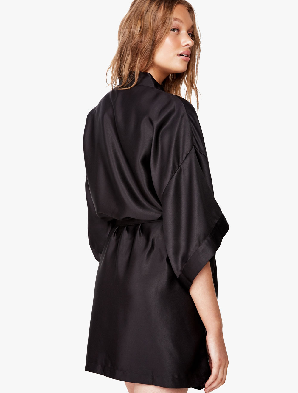 Satin Kimono Gown thumbnail 2