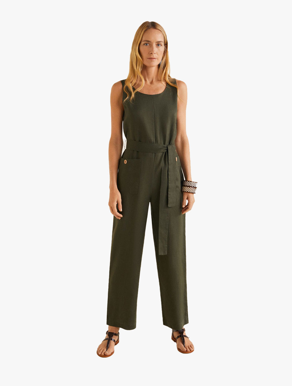 long linen jumpsuit