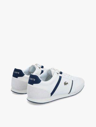 Lacoste Men S Menerva Leather And Synthetic Sneakers