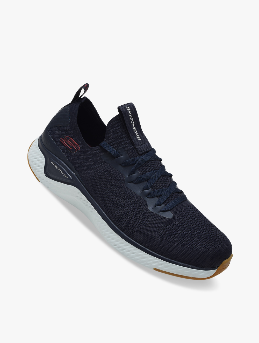 Skechers Solar Fuse Valedge Mens Sneaker Shoes Navy