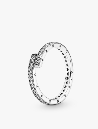 Sparkling Overlapping Ring - 520