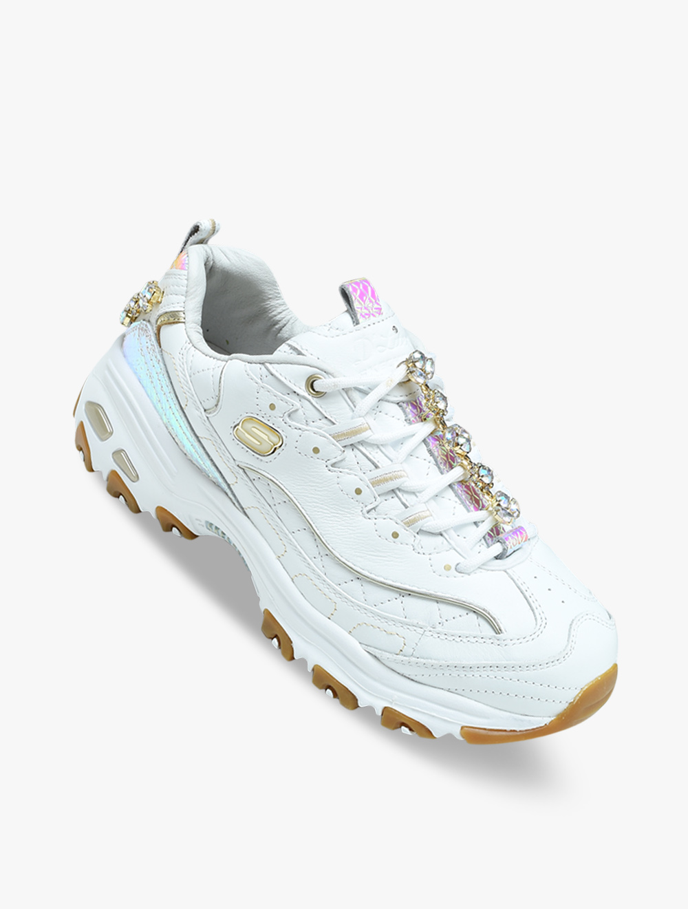 Skechers Premium Heritage: DLites - Good Fortune Womens Sneaker Shoes - White