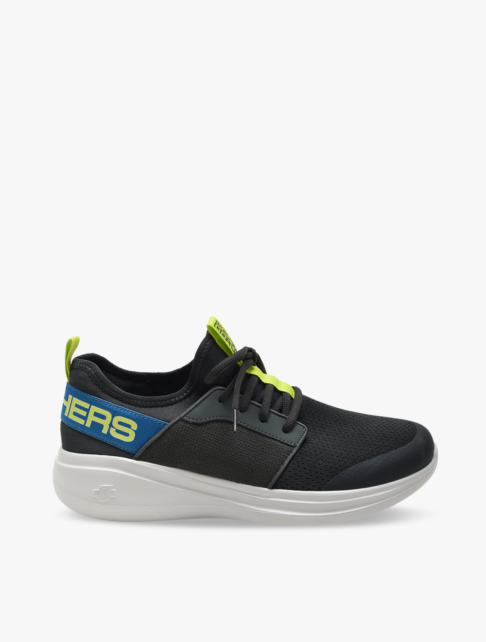 Skechers GOrun Fast Steadfast Mens Running Shoes Charcoal/Multi