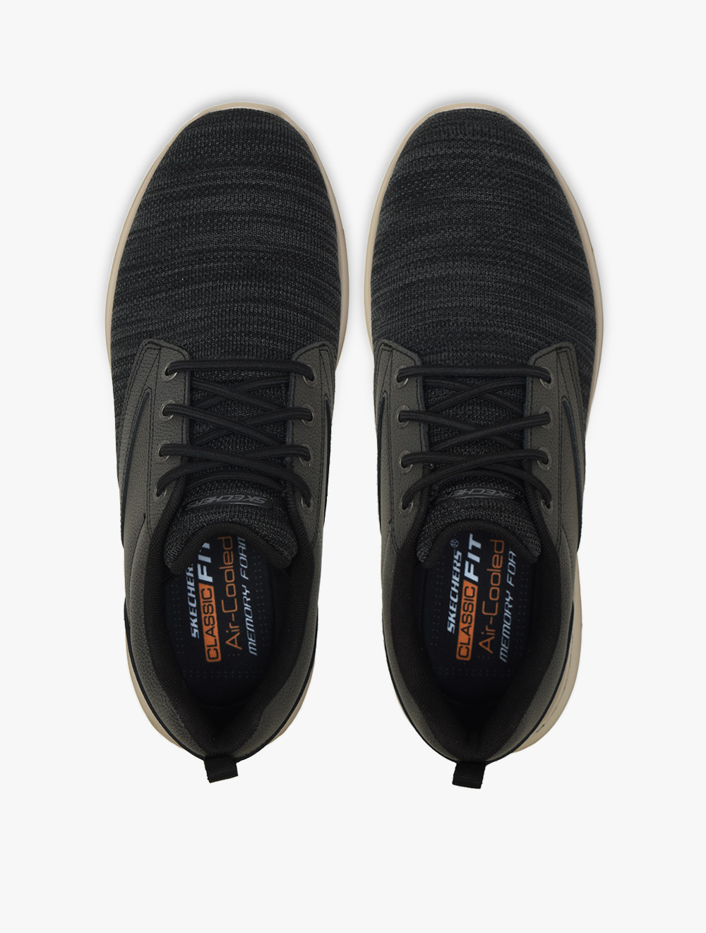 Skechers Delson Fonzo Mens Sneaker Shoes Black