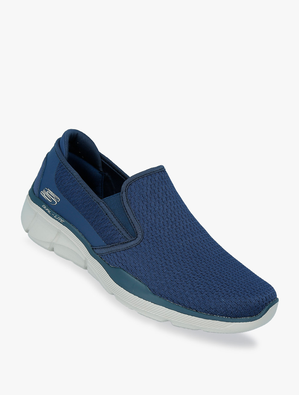 skechers relaxed fit mens blue