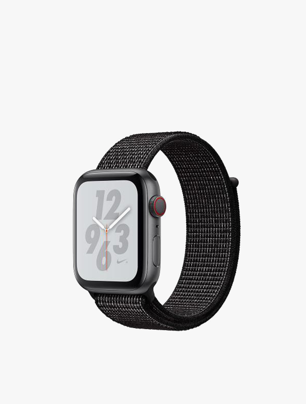 apple watch nike  space grey aluminium case with black nike sport loop