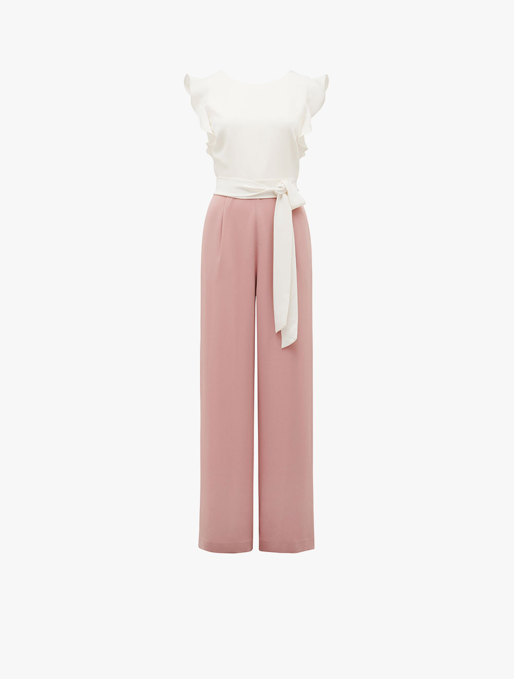 frill sleeve jumpsuit