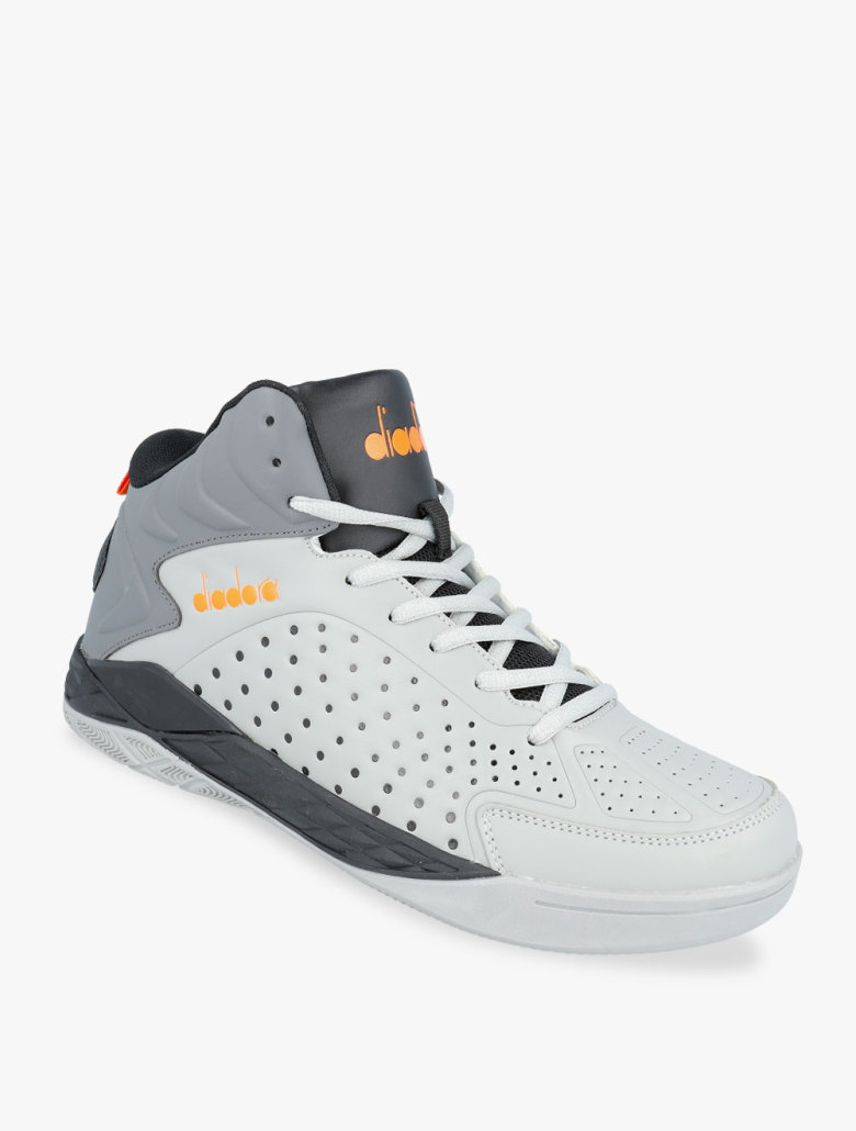 Diadora Trow Men S Basketball Shoes Grey