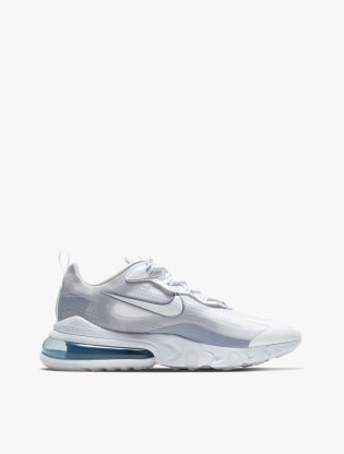 Nike Air Max 270 React Se Men S Running Shoes White Pure Platinum Indigo Fog White