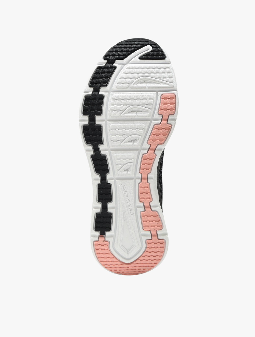 Skechers Relaxed Fit: DLux Walker - Running Vision Womens Running Shoes - Black Pink