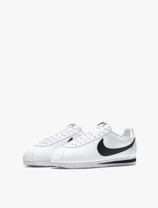 Nike Classic Cortez Leather Men S Sneakers Shoes White
