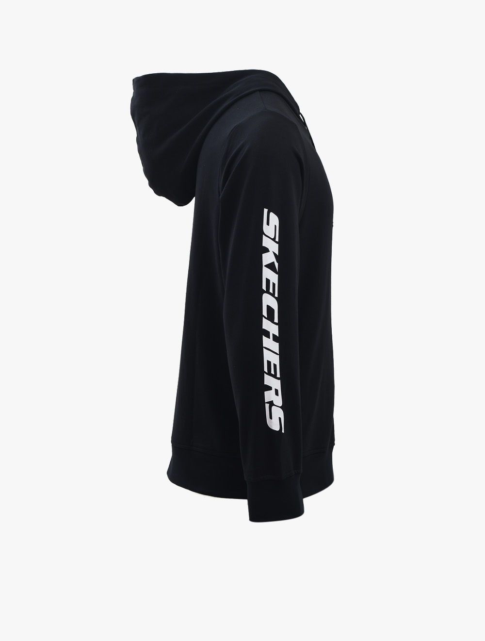 Skechers Logo Hoodie Mens Jacket Black