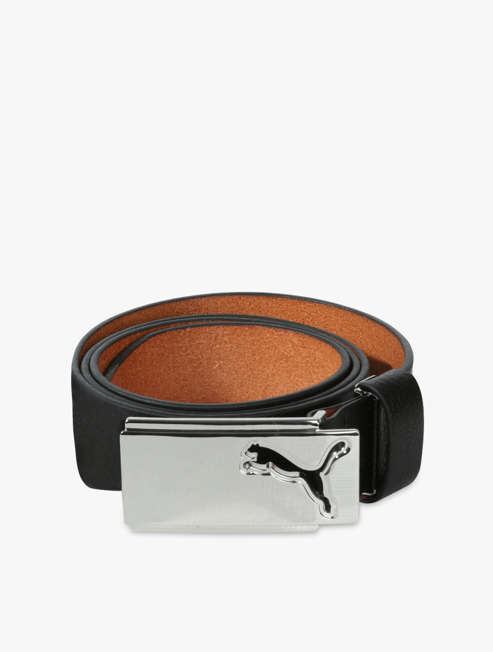 orange puma golf belt