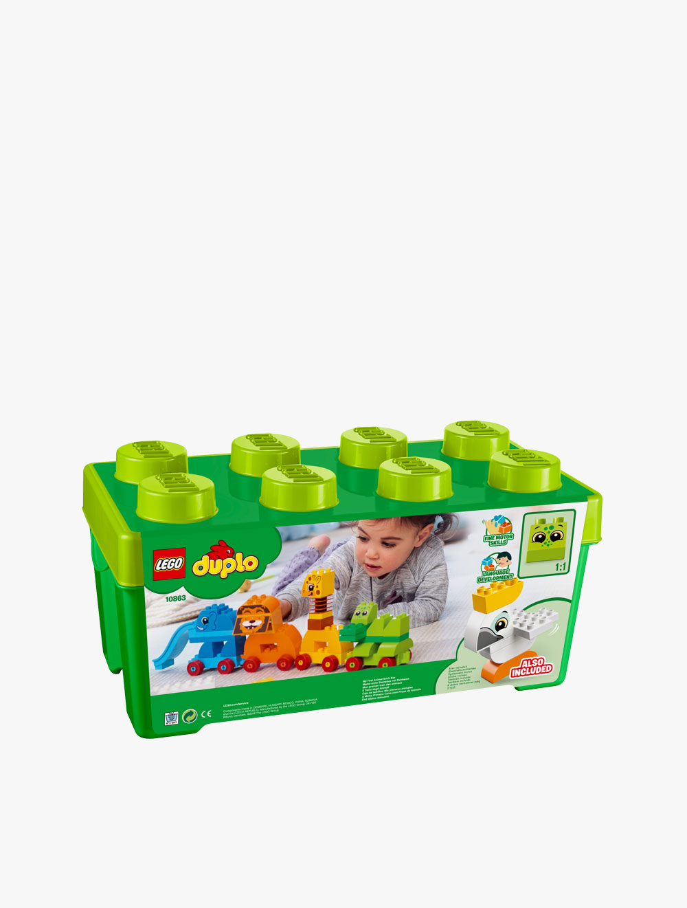 duplo animal brick box