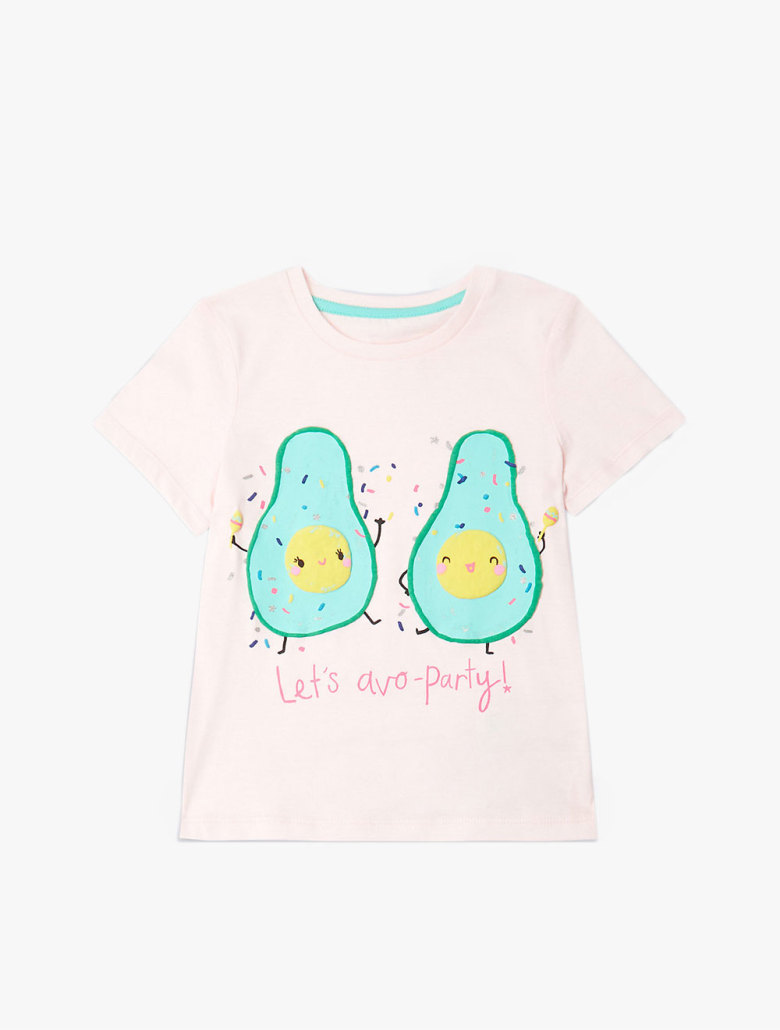 Pure Cotton Avocado T Shirt 3 Months 7 Years