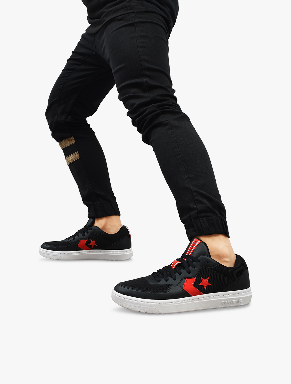 converse synthetic leather