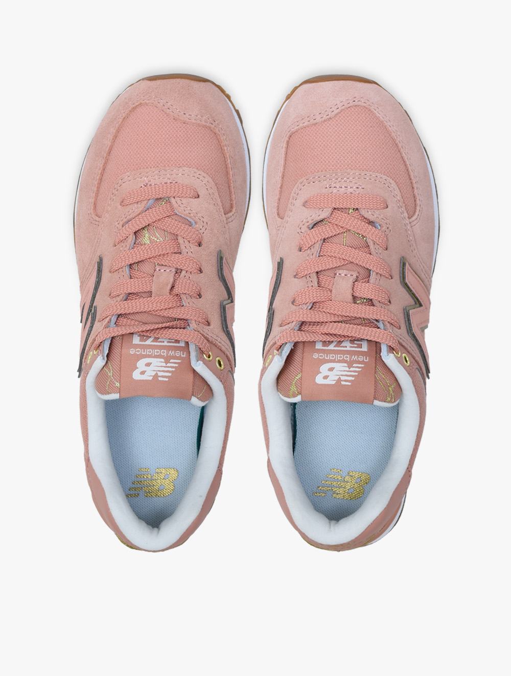 New Balance 574 Kinsugi Womens Sneaker Shoes - Pink