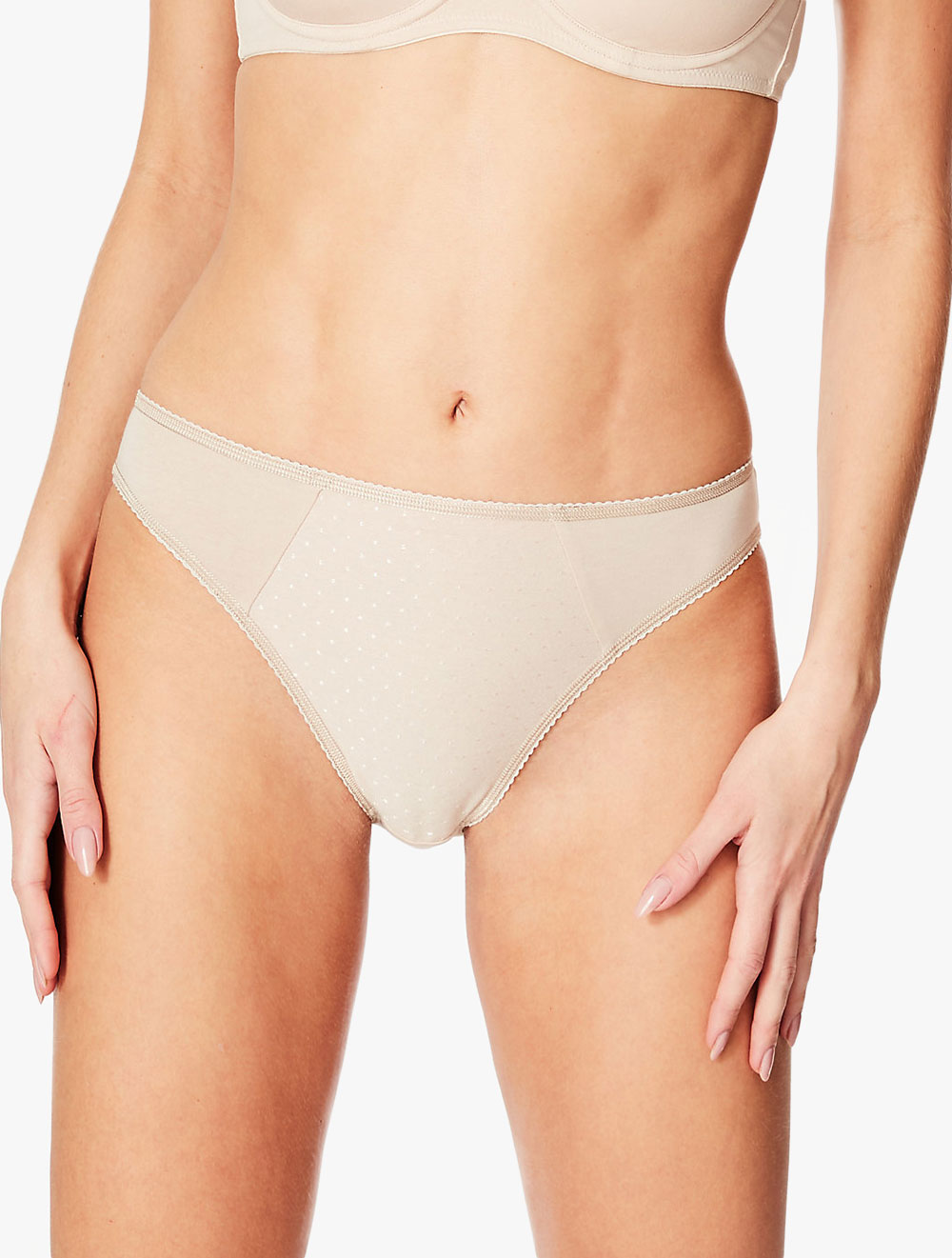 2 pairs of Marks /& Spencer lace high leg knickers size 14