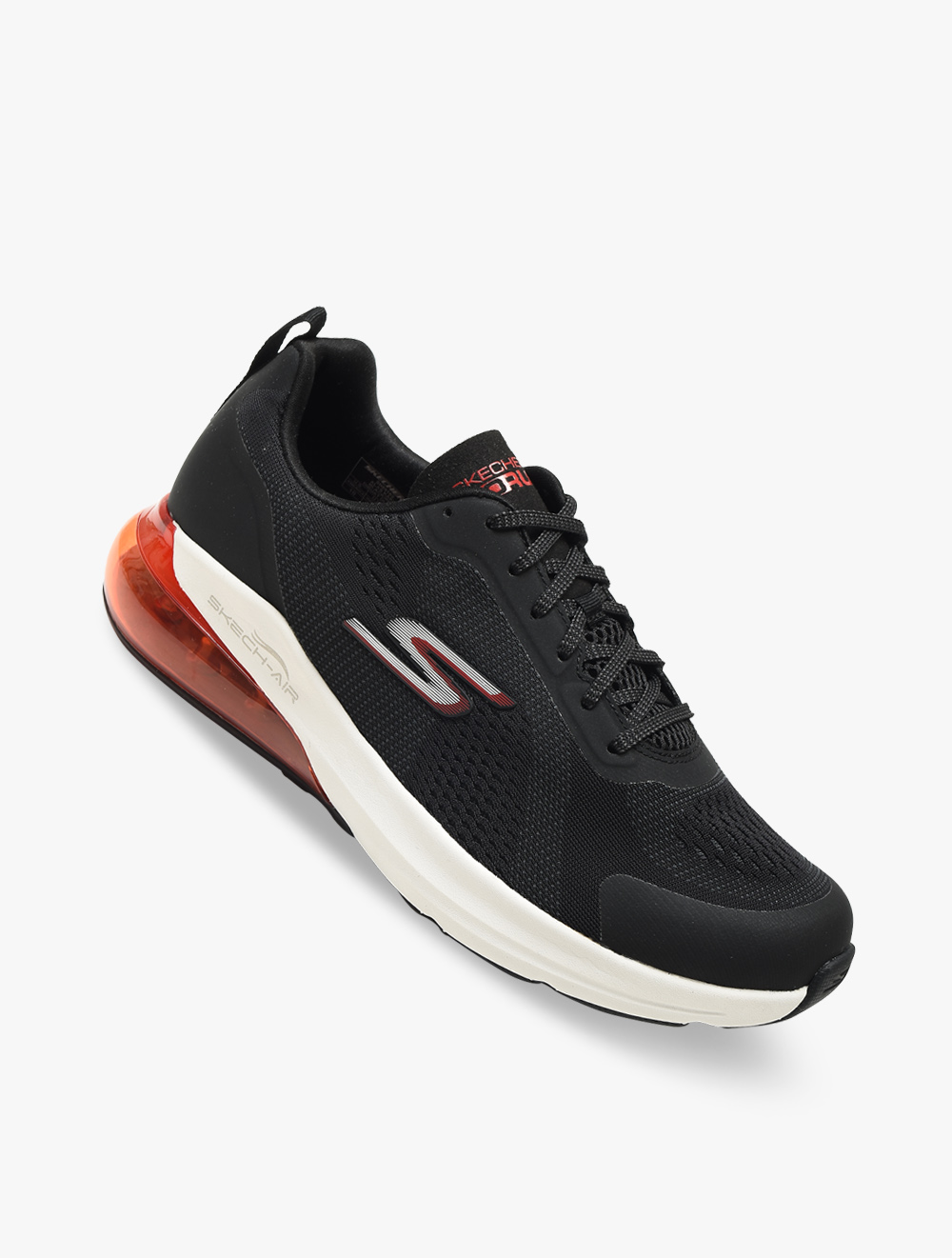 Skechers GOrun Air Jetstream Mens Sneaker Shoes Black/Red