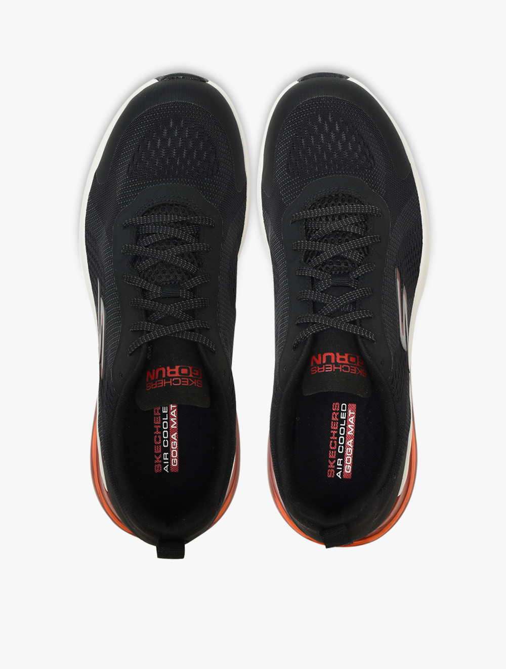 Skechers GOrun Air Jetstream Mens Sneaker Shoes Black/Red