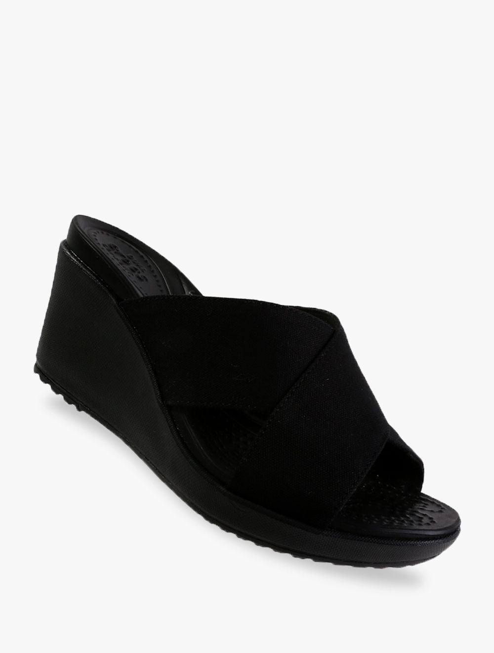 crocs leigh ii x strap wedge