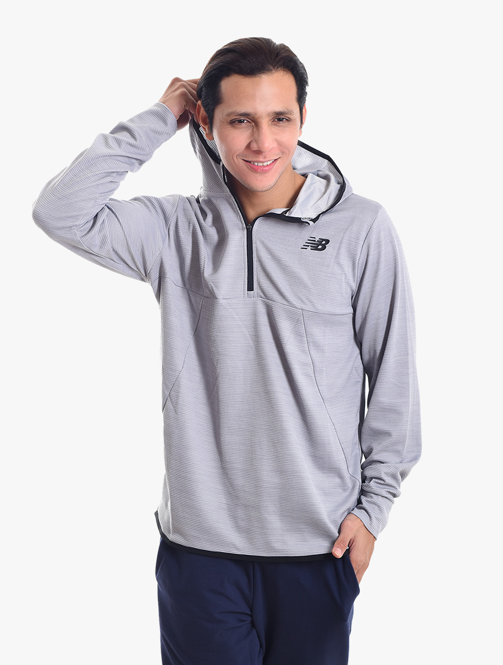 tenacity hooded qtr zip