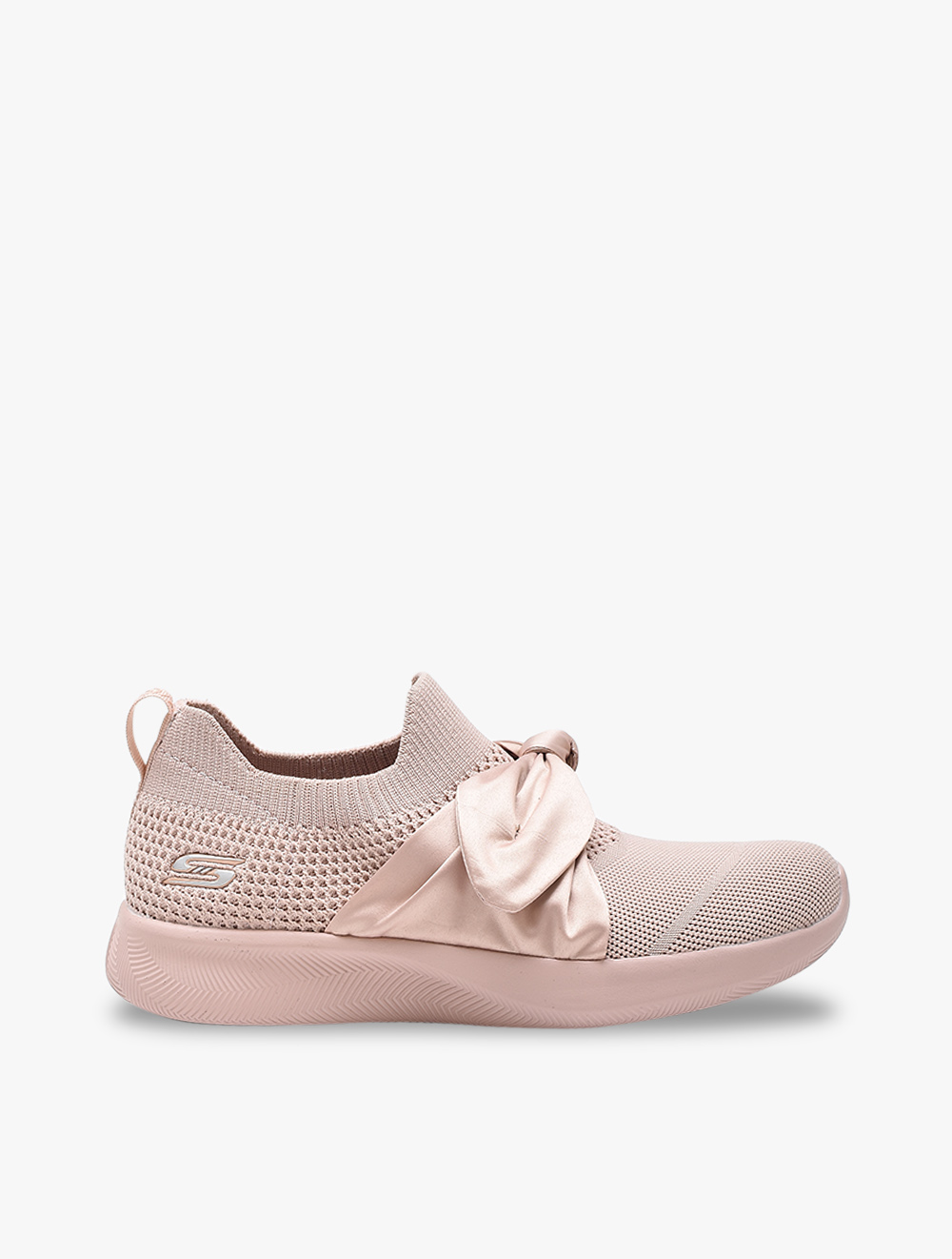 pink skechers with bow