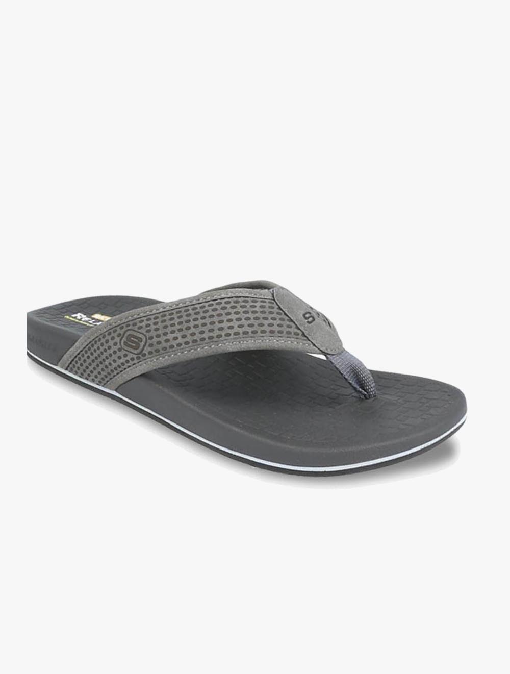 skechers relaxed fit mens silver
