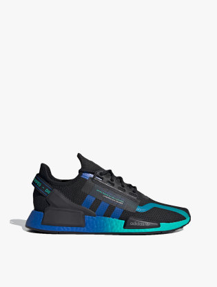 Adidas NMD_R1 V2 Men's Sneakers Shoes - Core Black/Blue/Ftwr White
