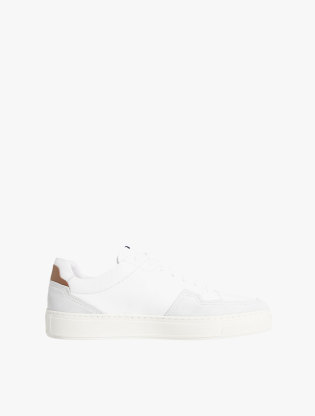 Leather And Suede Cupsole Trainers1