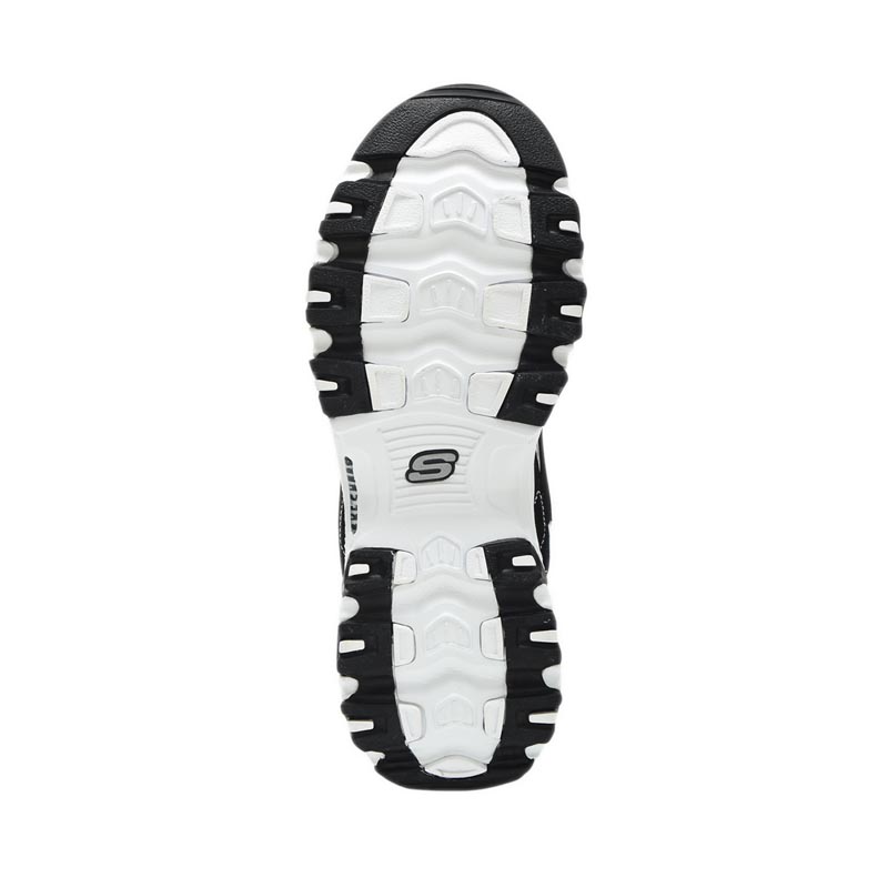 Skechers DLites - Biggest Fan Womens Sneaker Shoes - Black/White