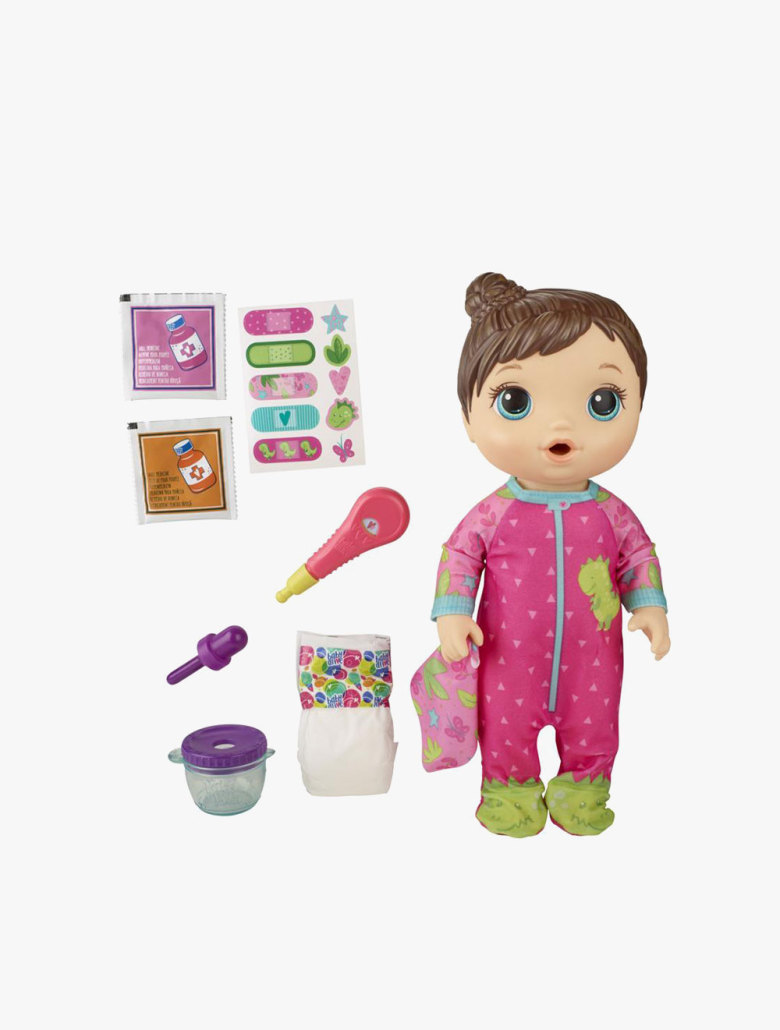 Baby Alive Mix My Medicine Baby Doll Dinosaur Pajamas Byae6942