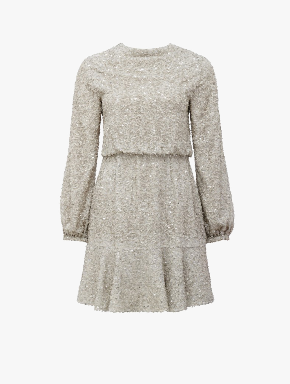 sienna sequin party flippy hem dress