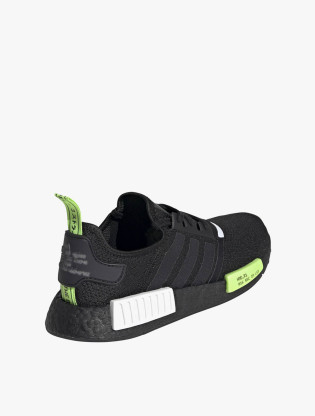 Adidas Nmd R1 Men S Sneaker Shoes Core Black Signal Green Cloud White